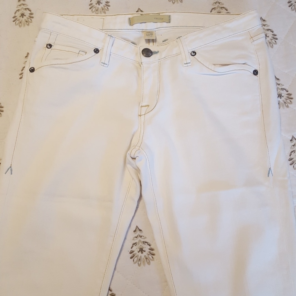 White agave jeans